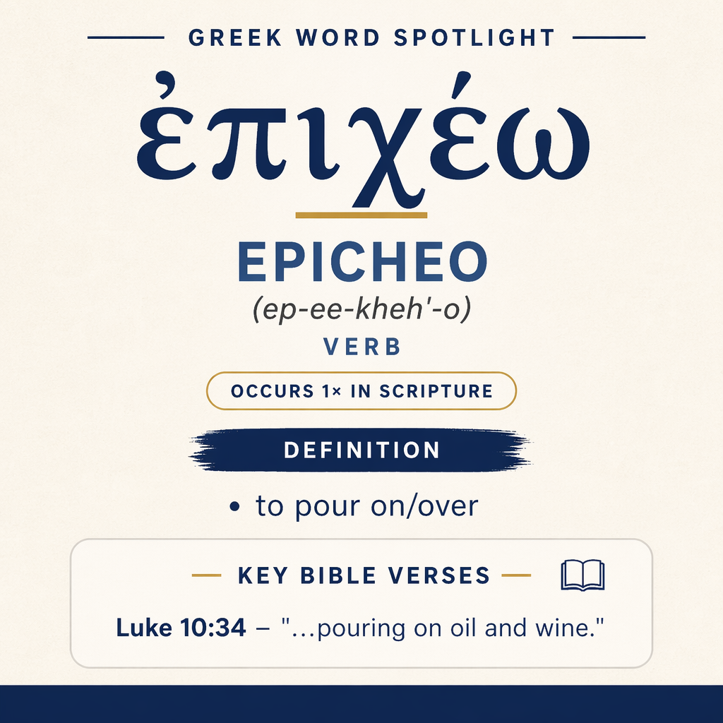 Exploring the Meaning of Epicheo in Greek statistics