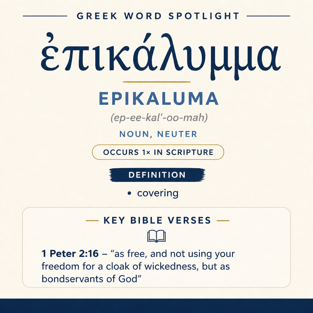 Exploring the Meaning of Epikaluma in Greek statistics