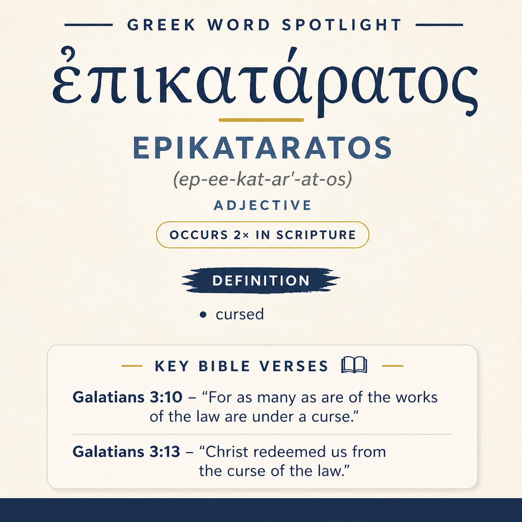 Exploring the Meaning of Epikataratos in Greek statistics