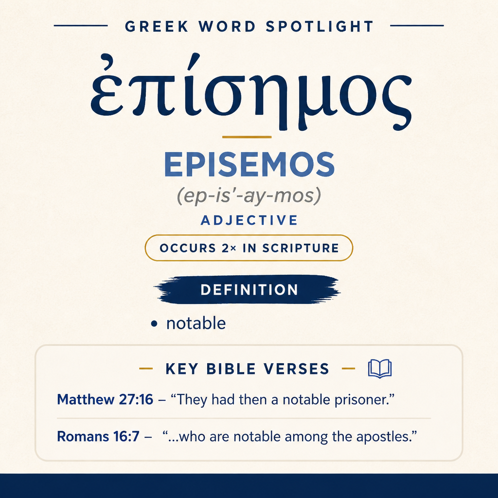 Exploring the Meaning of Episemos in Greek statistics