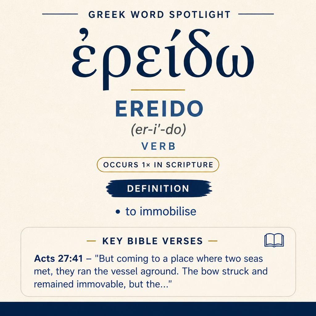 Exploring the Meaning of Ereido in Greek statistics