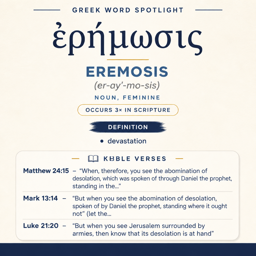Exploring the Meaning of Eremosis in Greek statistics