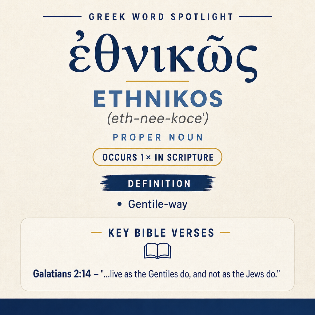 Exploring the Meaning of Ethnikos in Greek statistics