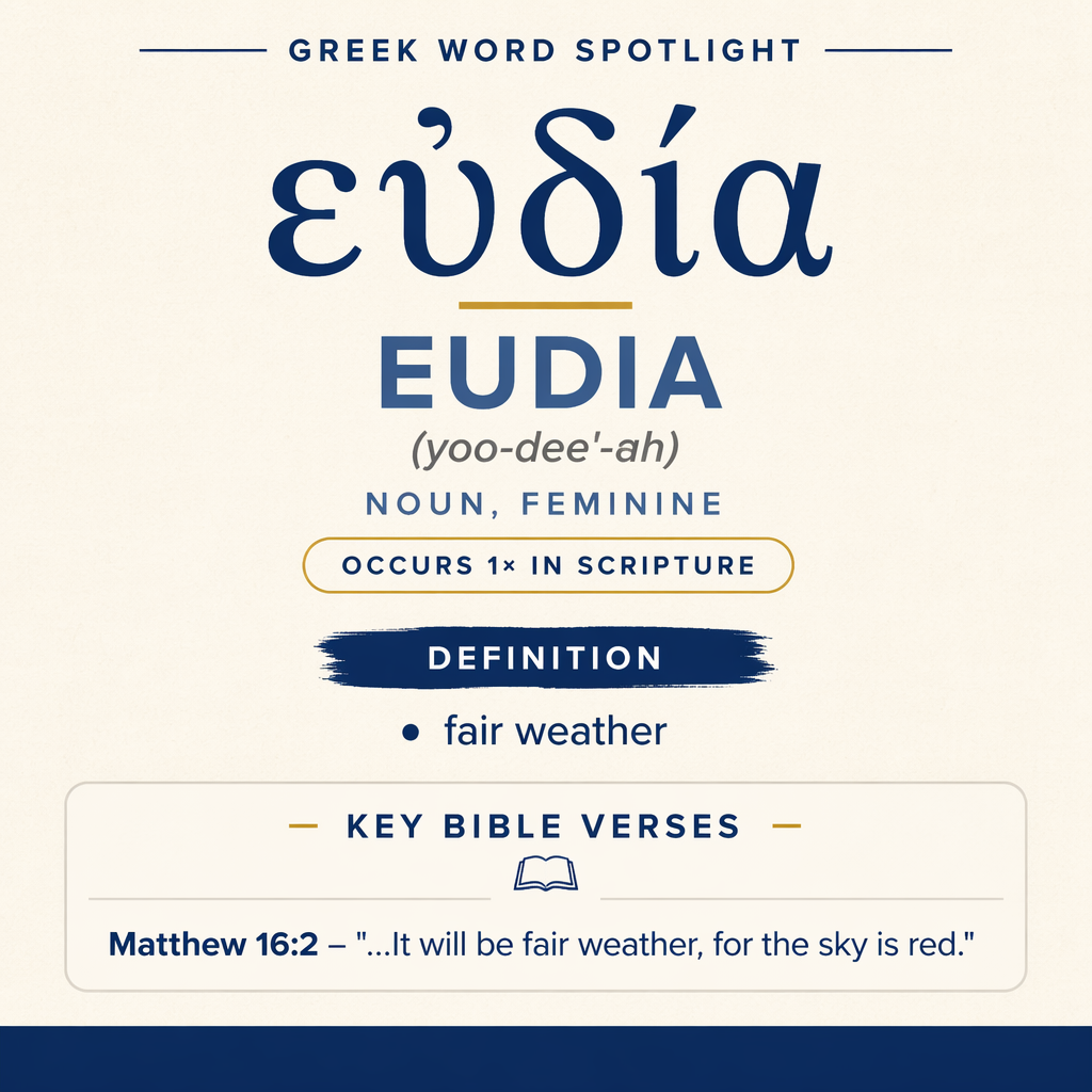 Exploring the Meaning of Eudia in Greek statistics