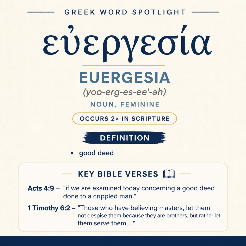 Exploring the Meaning of Euergesia in Greek statistics