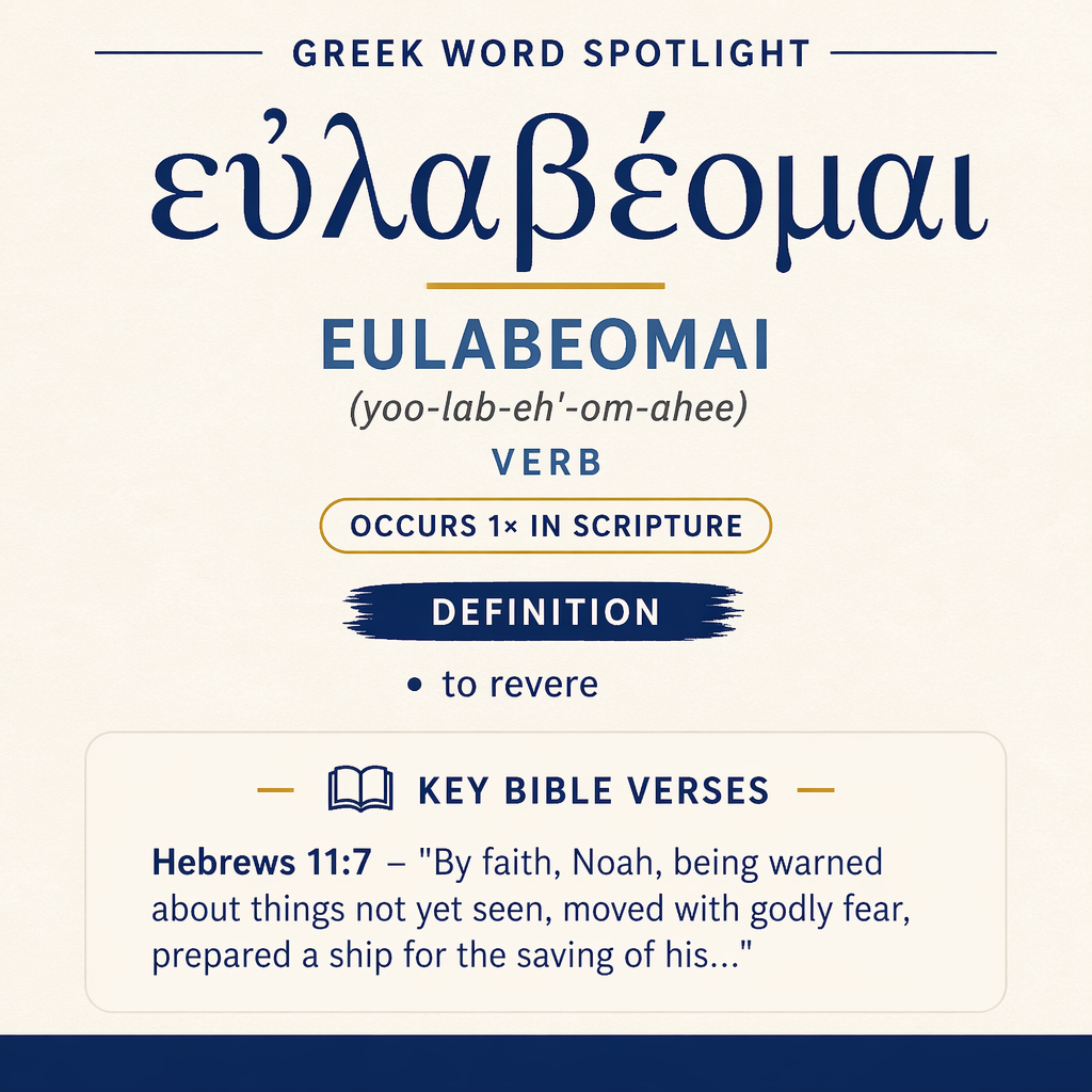 Exploring the Meaning of Eulabeomai in Greek statistics