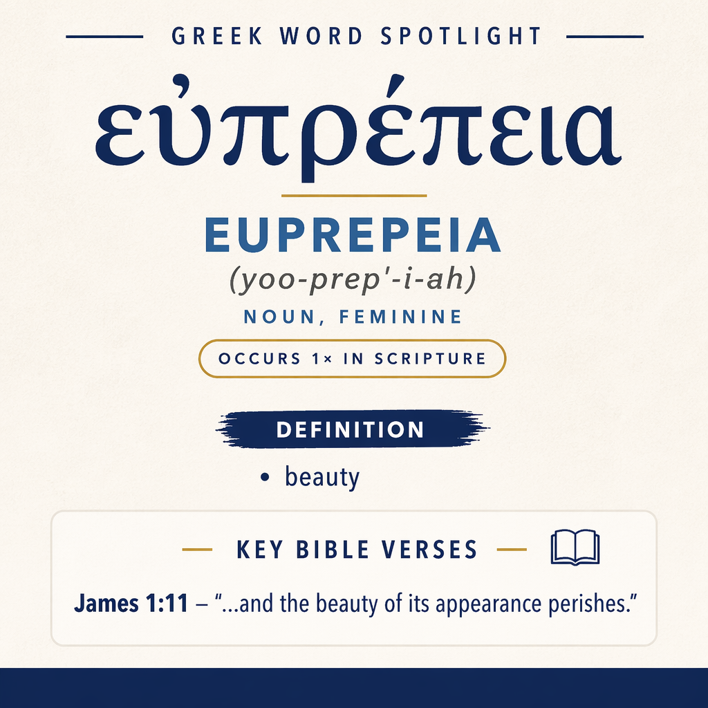 Exploring the Meaning of Euprepeia in Greek statistics