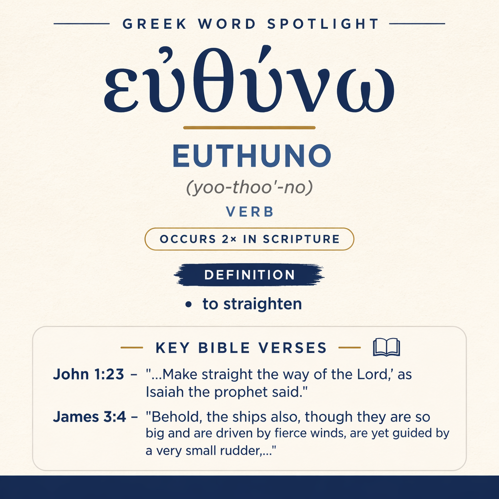 Exploring the Meaning of Euthuno in Greek statistics