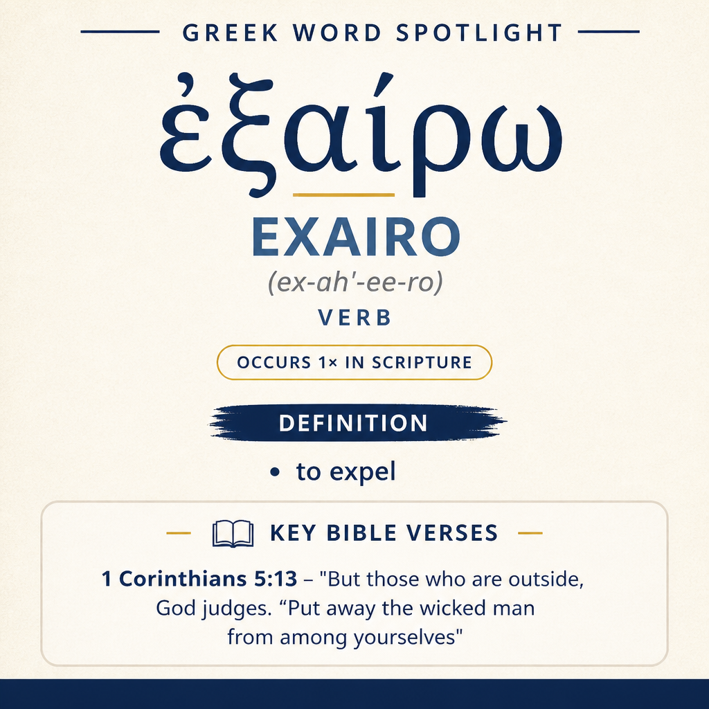 Exploring the Meaning of Exairo in Greek statistics