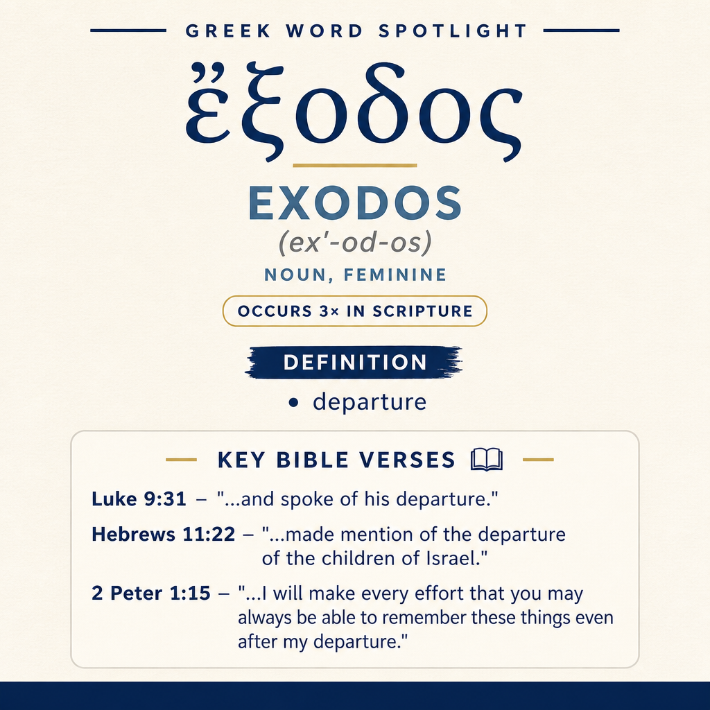 Exploring the Meaning of Exodos in Greek statistics