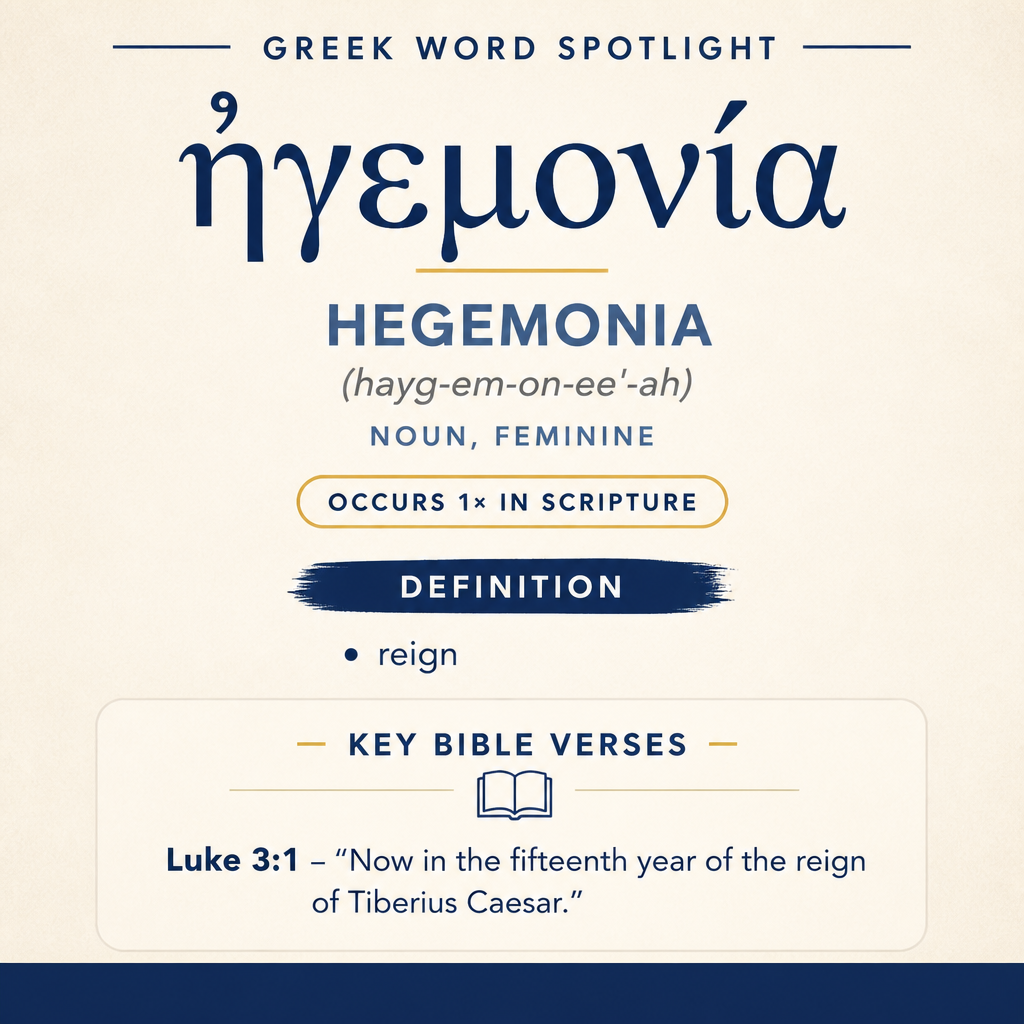 Exploring the Meaning of Hegemonia in Greek statistics