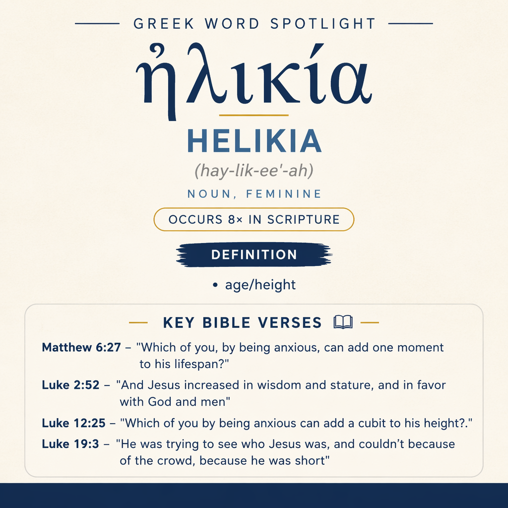Exploring the Meaning of Helikia in Greek statistics