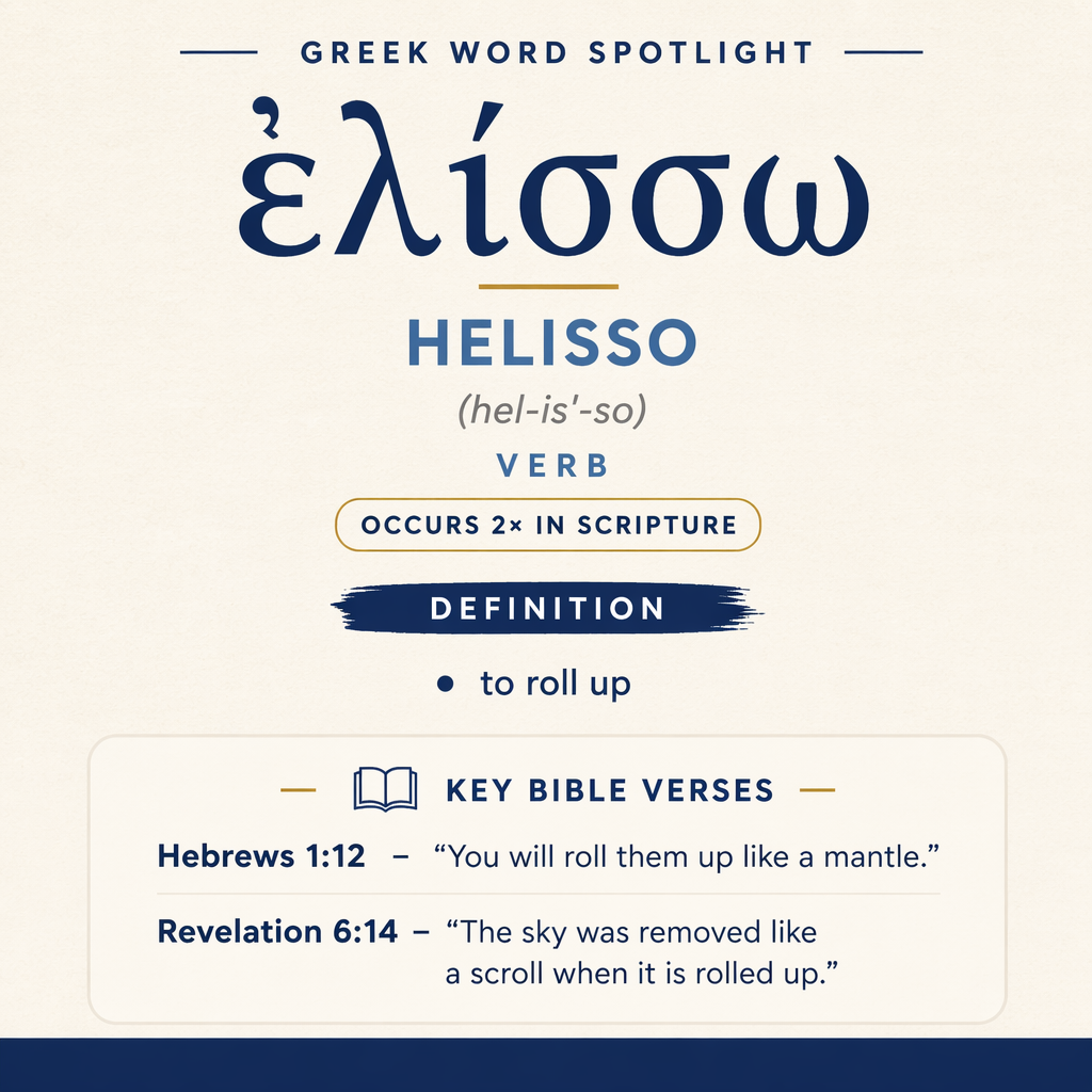 Exploring the Meaning of Helisso in Greek statistics