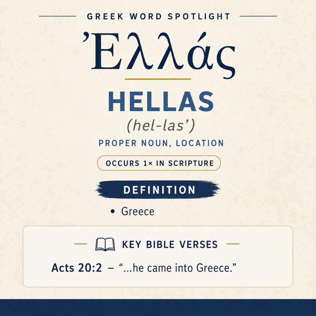 Exploring the Meaning of Hellas in Greek statistics