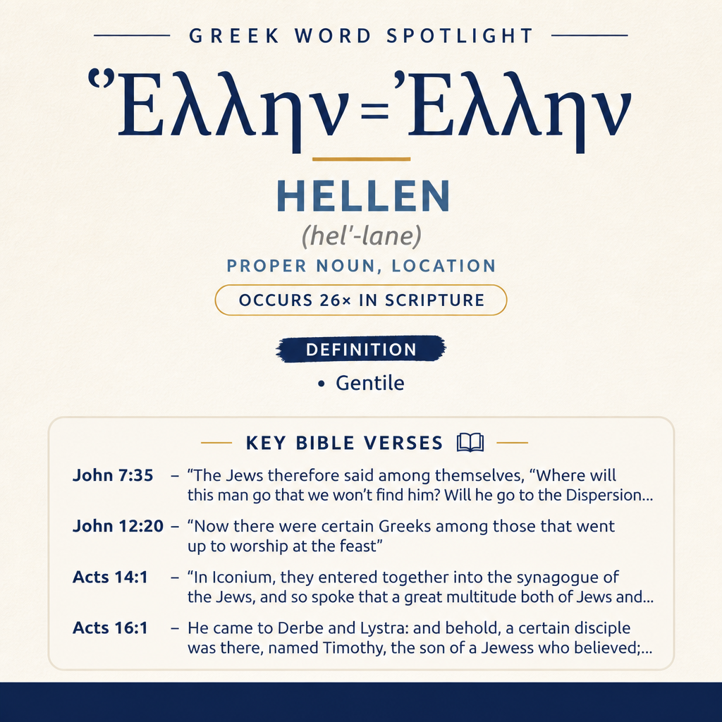 Exploring the Meaning of Hellen in Greek statistics