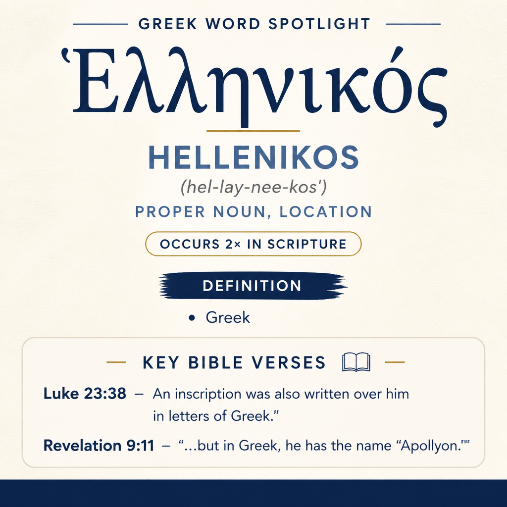 Exploring the Meaning of Hellenikos in Greek statistics