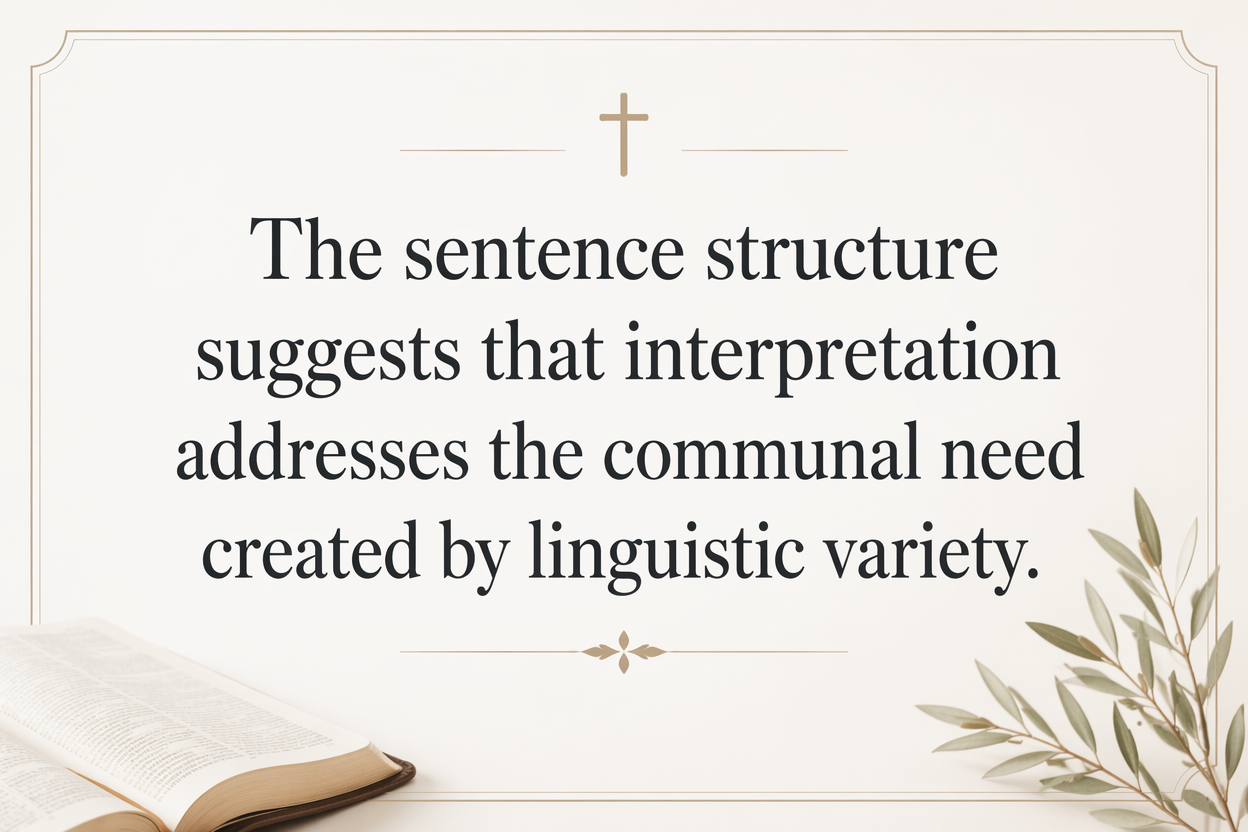 Key insight about Exploring the Meaning of Hermeneia in Greek