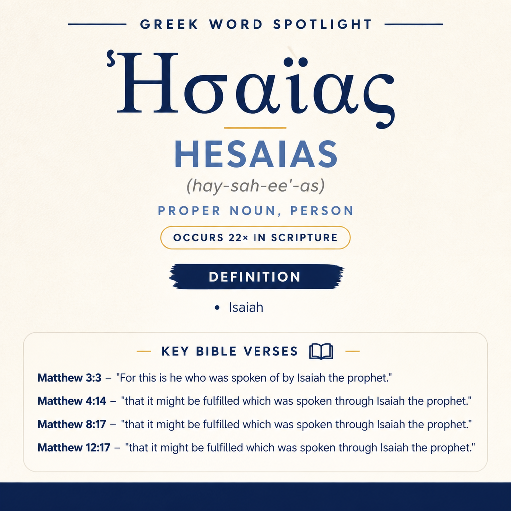Exploring the Meaning of Hesaias in Greek statistics