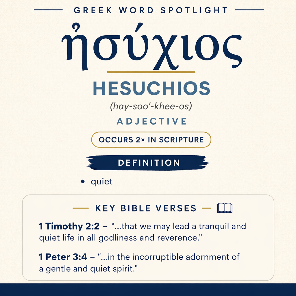 Exploring the Meaning of Hesuchios in Greek statistics