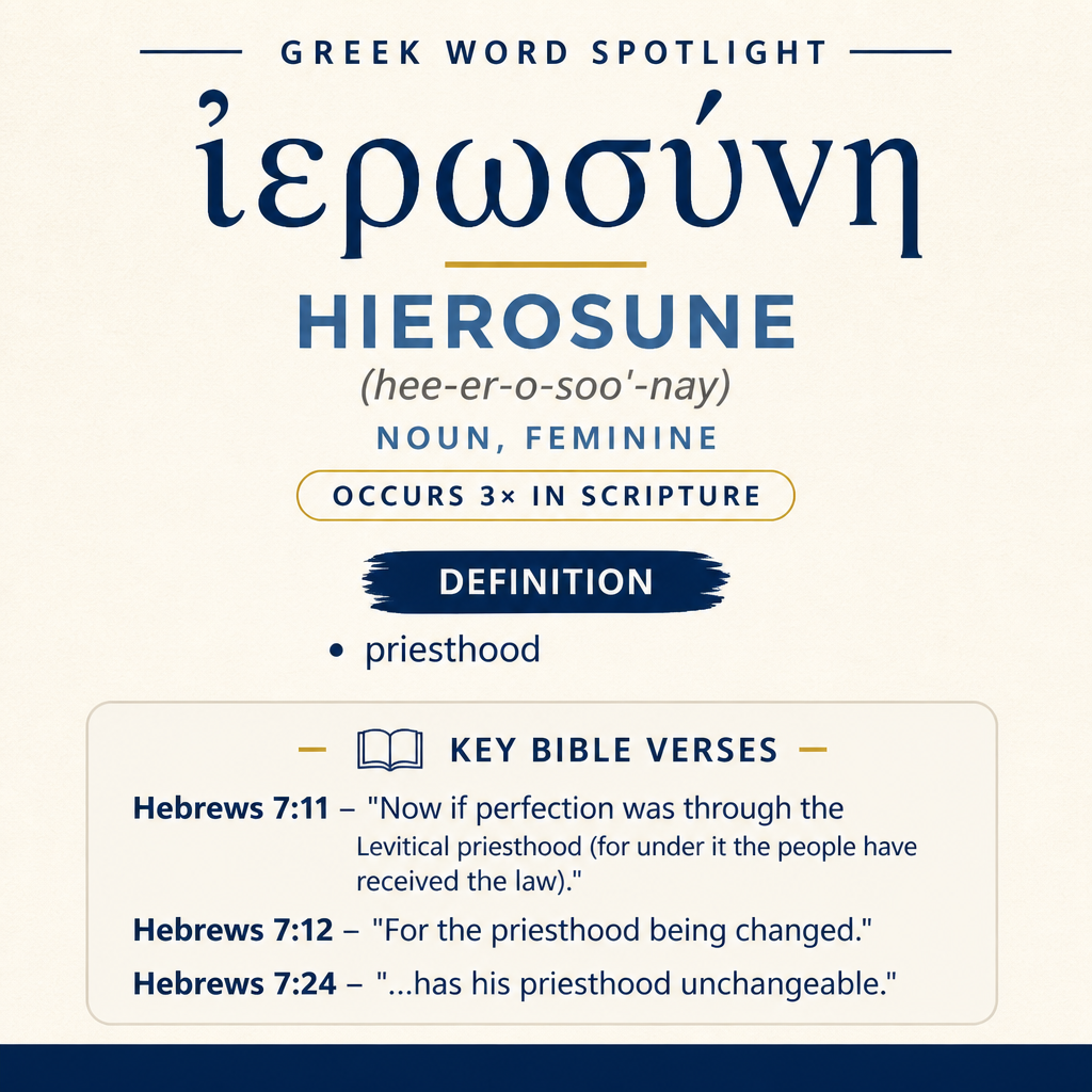 Exploring the Meaning of Hierosune in Greek statistics