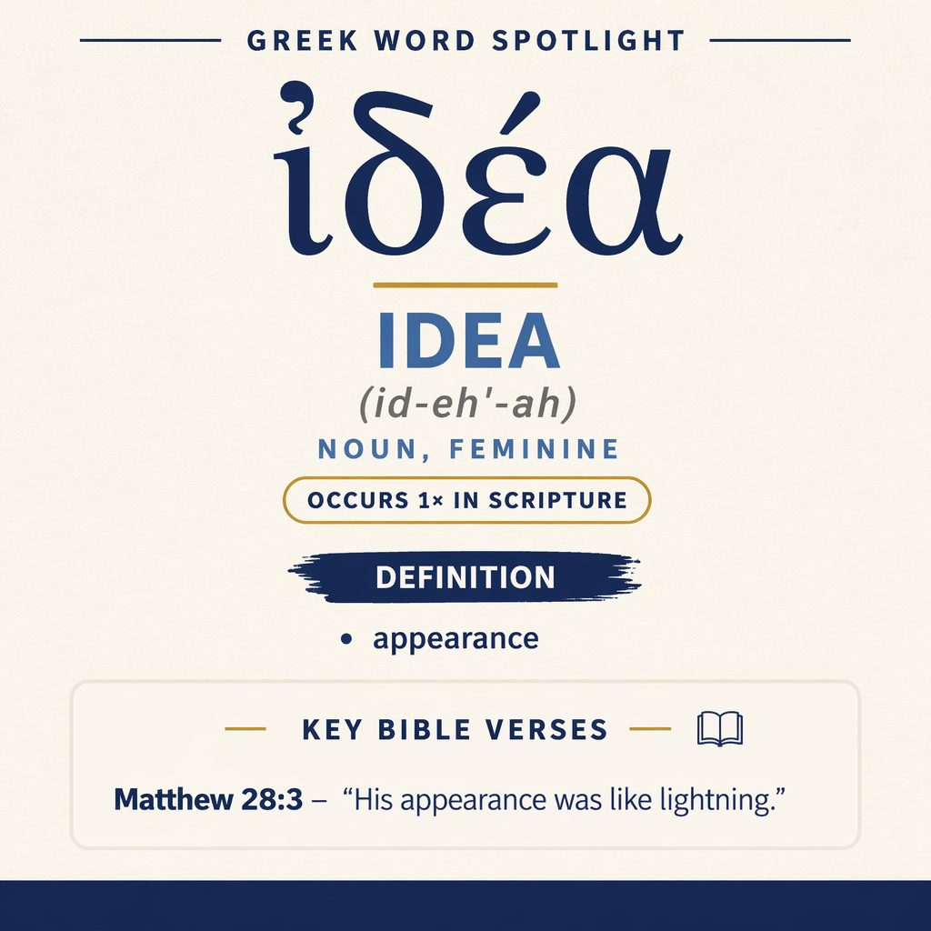 Exploring the Meaning of Idea in Greek statistics