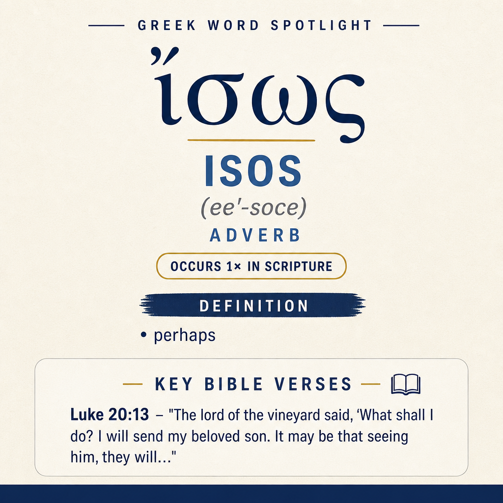 Exploring the Meaning of Isos in Greek statistics