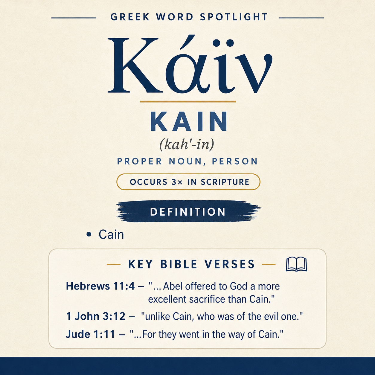 Exploring the Meaning of Kain in Greek statistics