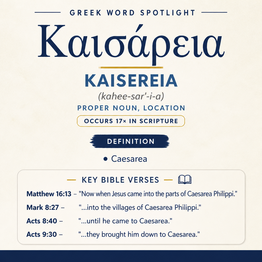 Exploring the Meaning of Kaisereia in Greek statistics