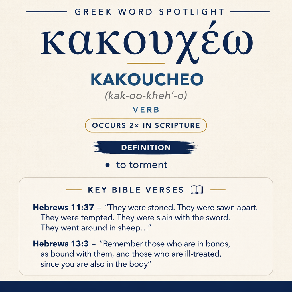 Exploring the Meaning of Kakoucheo in Greek statistics