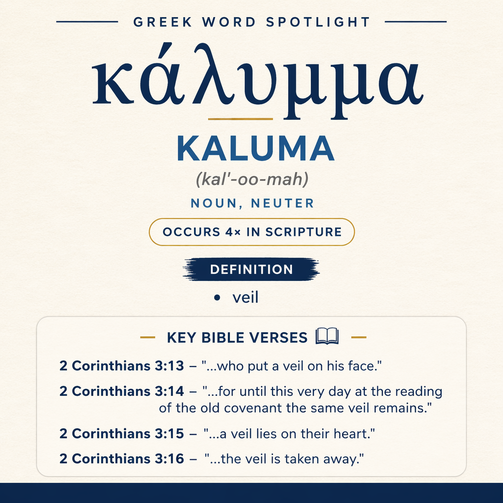 Exploring the Meaning of Kaluma in Greek statistics