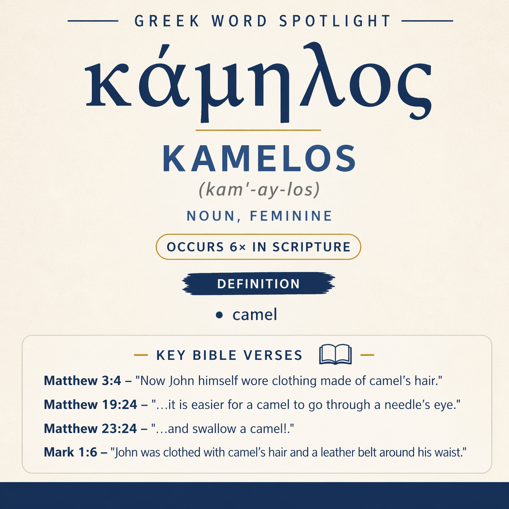 Exploring the Meaning of Kamelos in Greek statistics