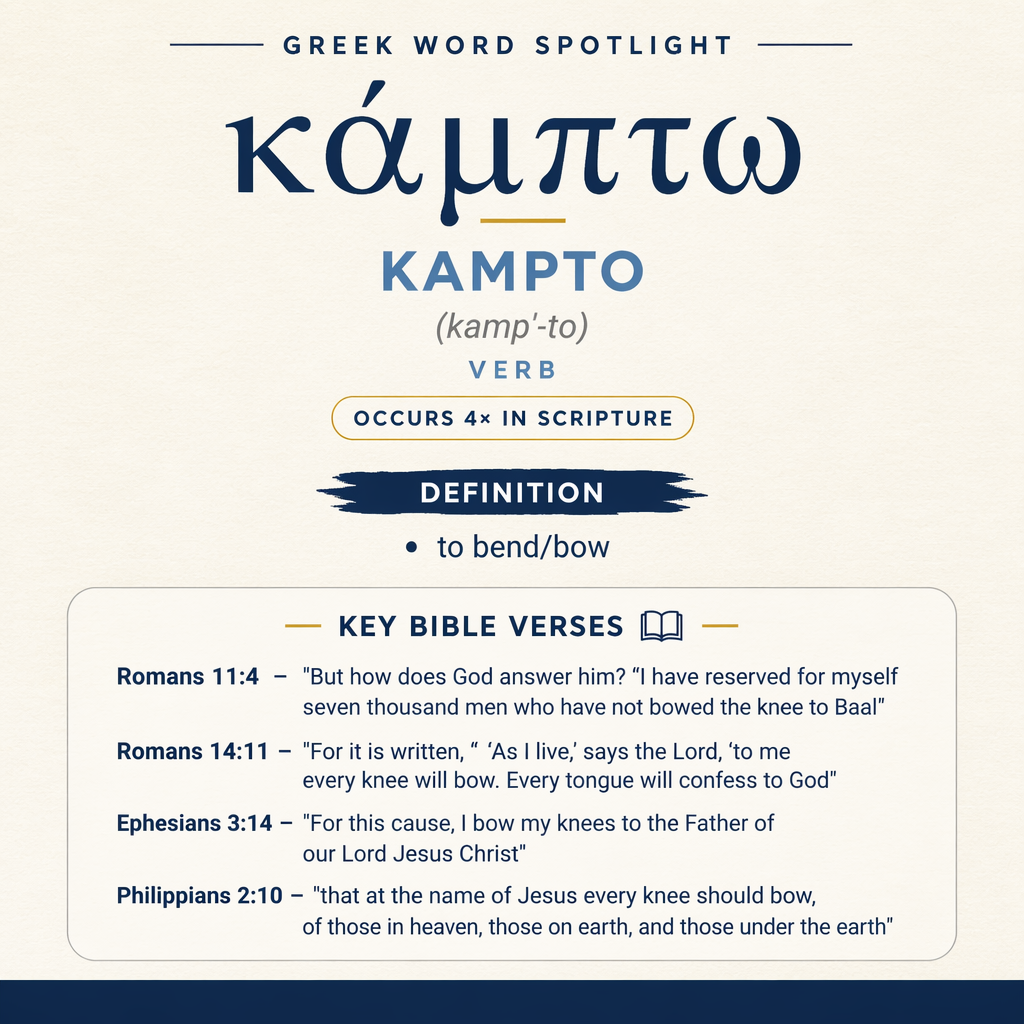 Exploring the Meaning of Kampto in Greek statistics