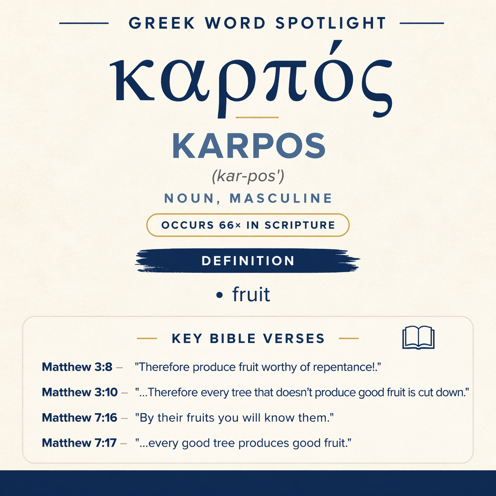 Exploring the Meaning of Karpos in Greek statistics