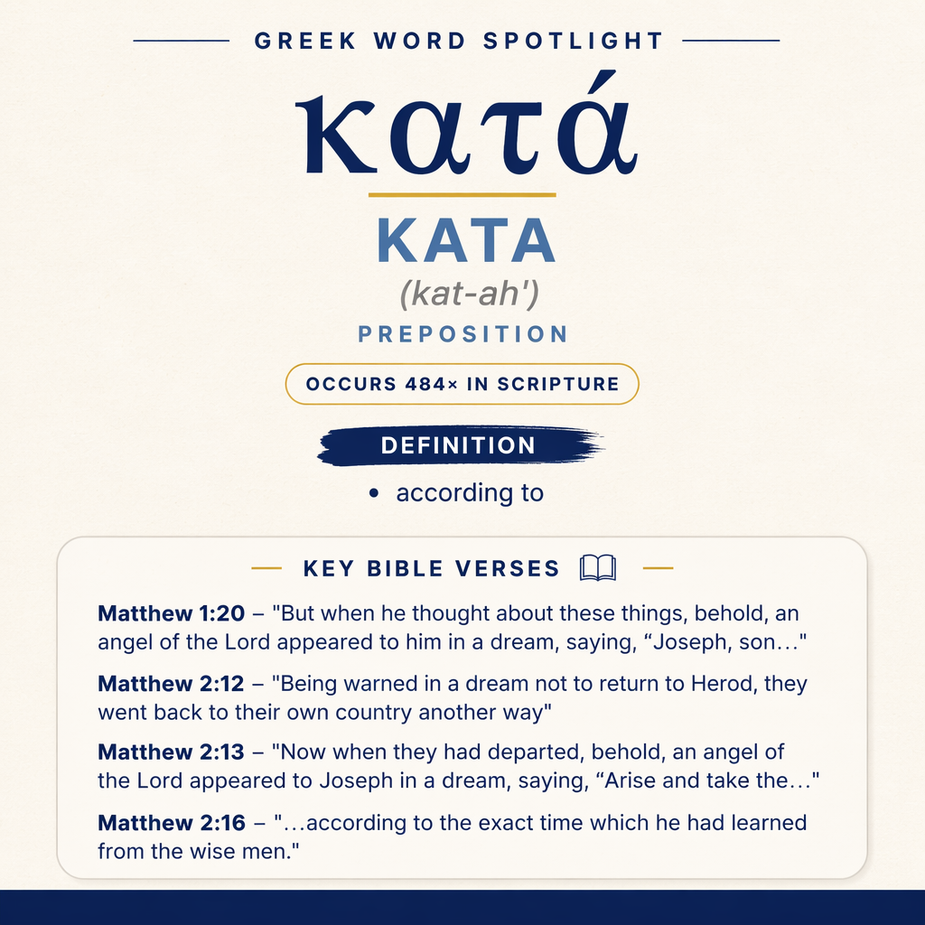 Exploring the Meaning of Kata in Greek statistics