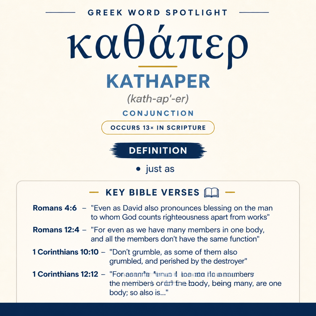 Exploring the Meaning of Kathaper in Greek statistics