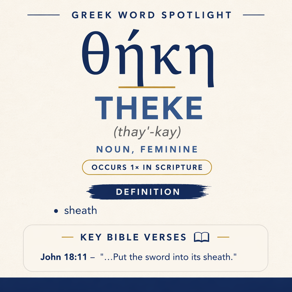 Exploring the Meaning of Theke in Greek statistics