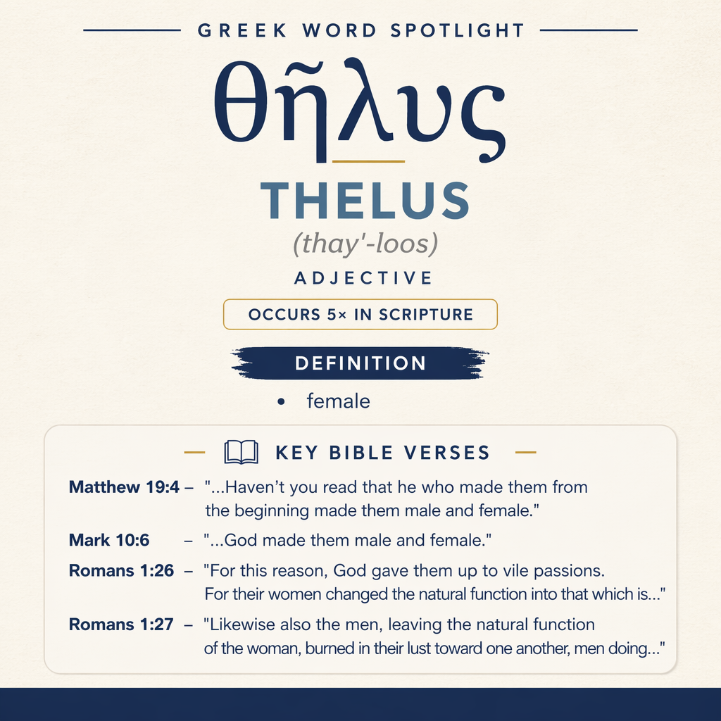 Exploring the Meaning of Thelus in Greek statistics