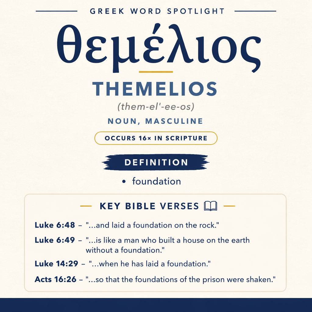 Exploring the Meaning of Themelios in Greek statistics