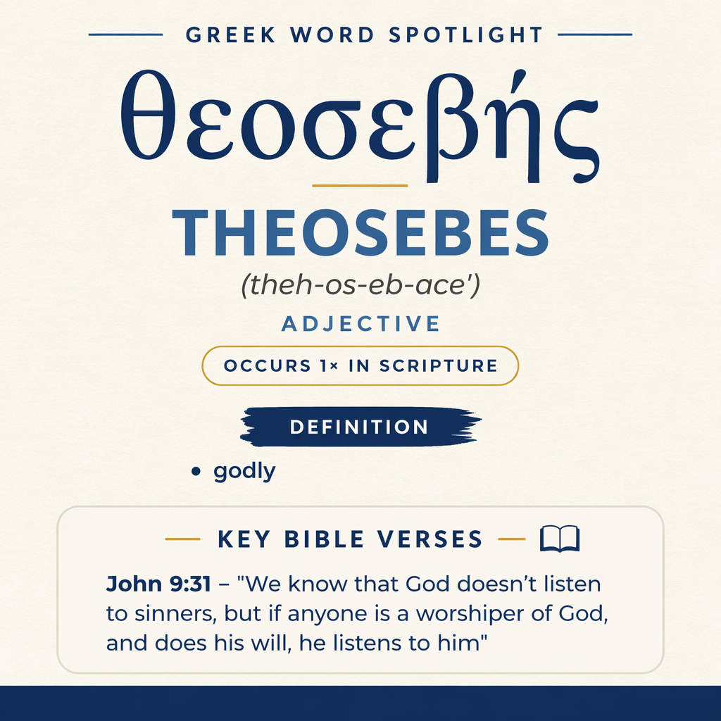 Exploring the Meaning of Theosebes in Greek statistics