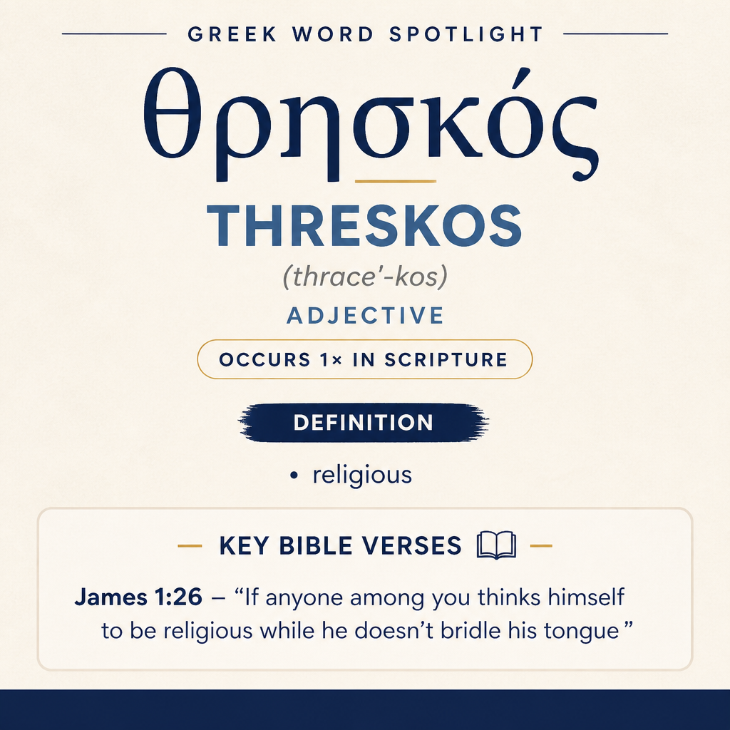 Exploring the Meaning of Threskos in Greek statistics