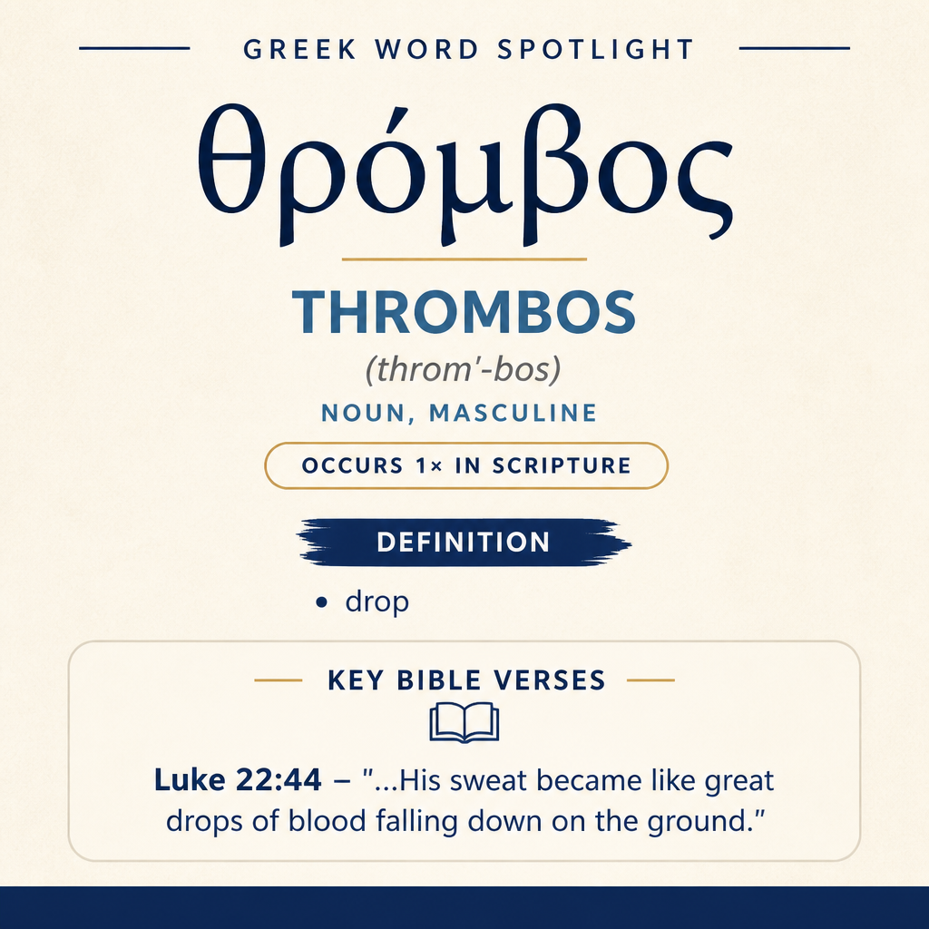 Exploring the Meaning of Thrombos in Greek statistics