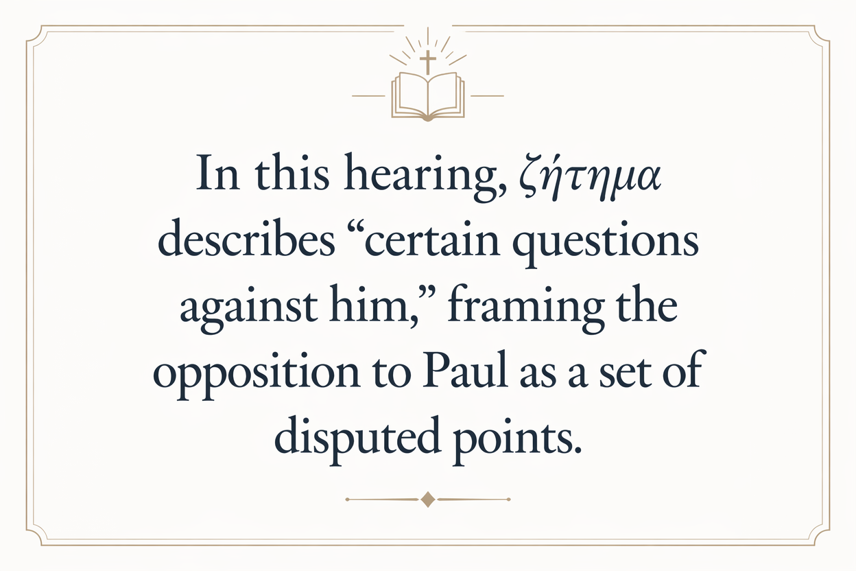 Key insight about Exploring the Meaning of Zetema in Greek