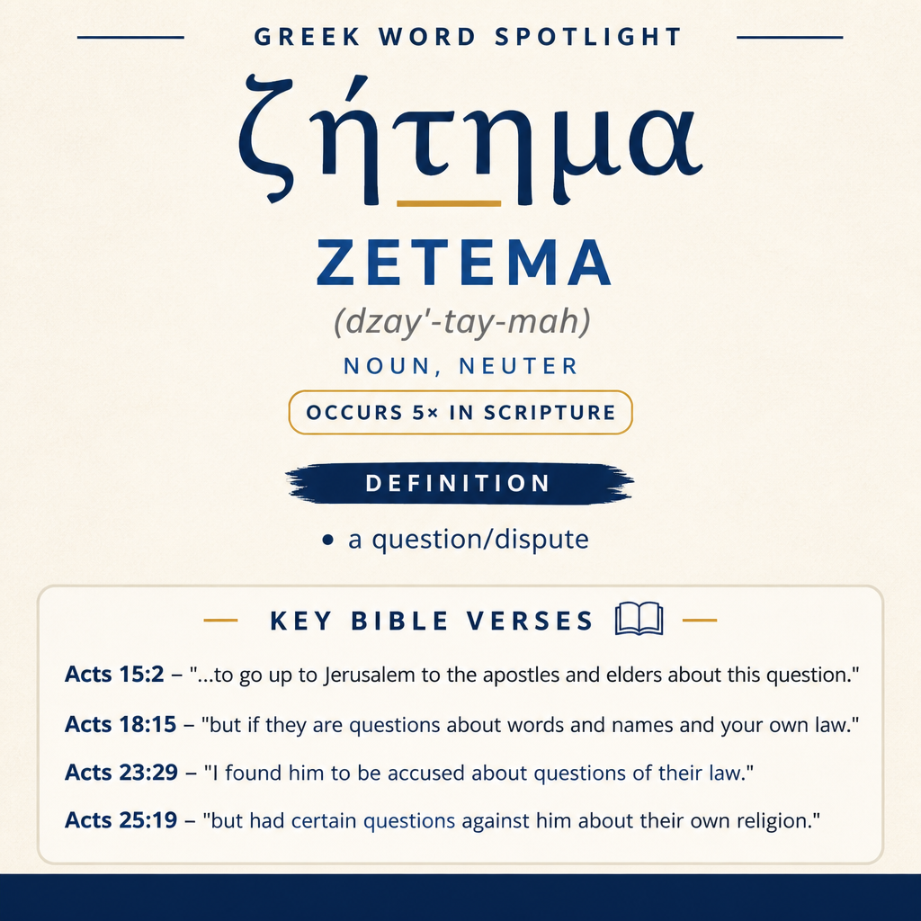 Exploring the Meaning of Zetema in Greek statistics