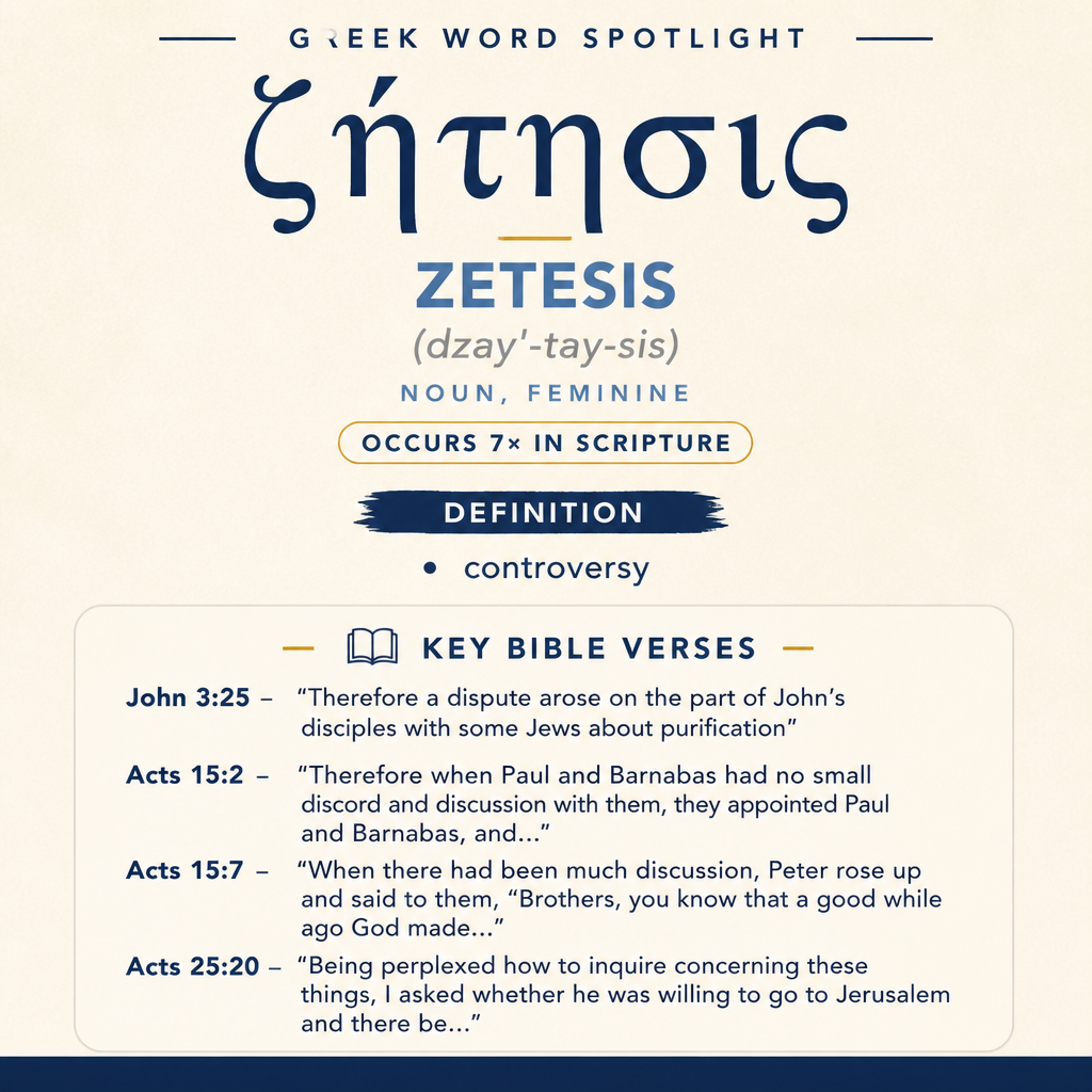 Exploring the Meaning of Zetesis in Greek statistics
