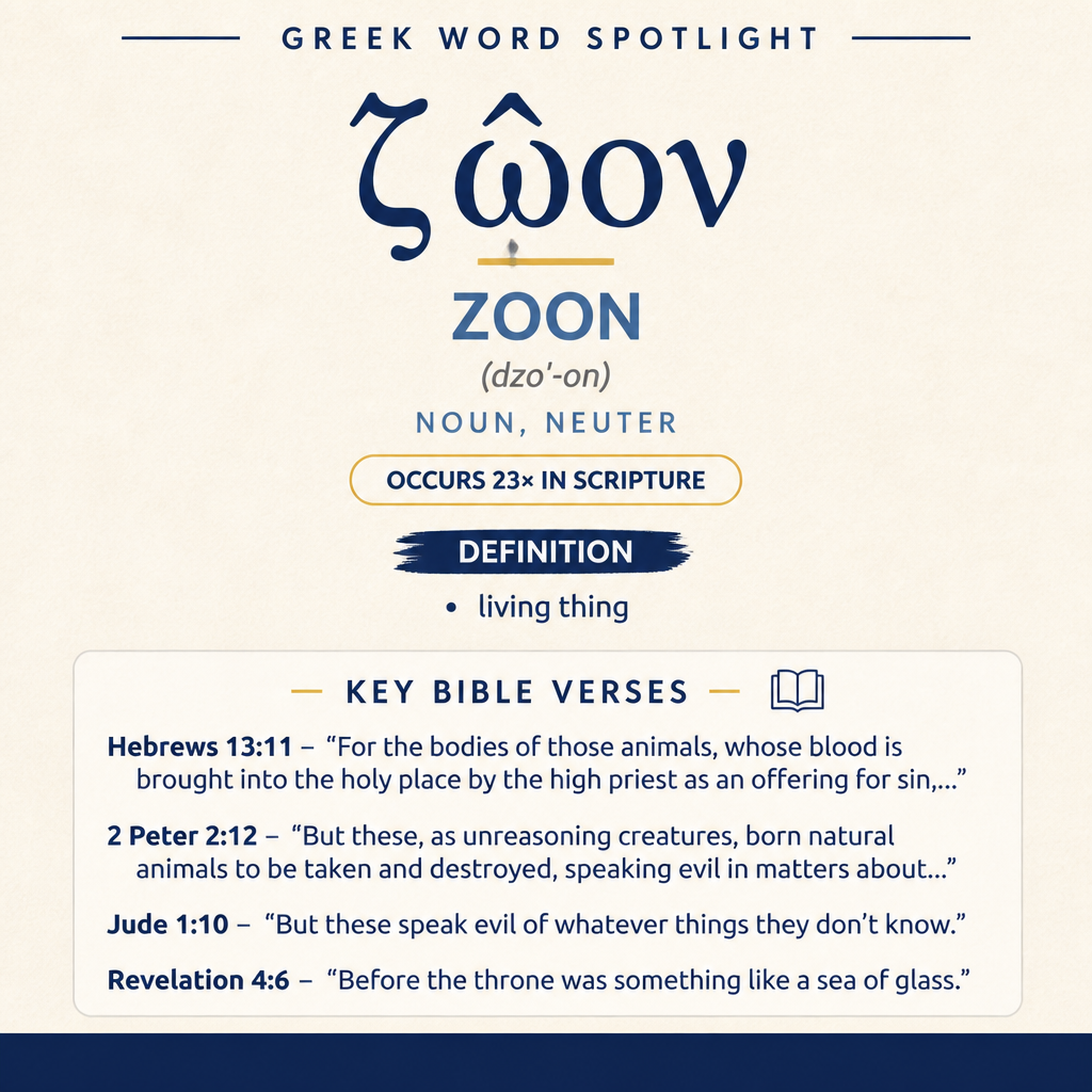 Exploring the Meaning of Zoon in Greek statistics