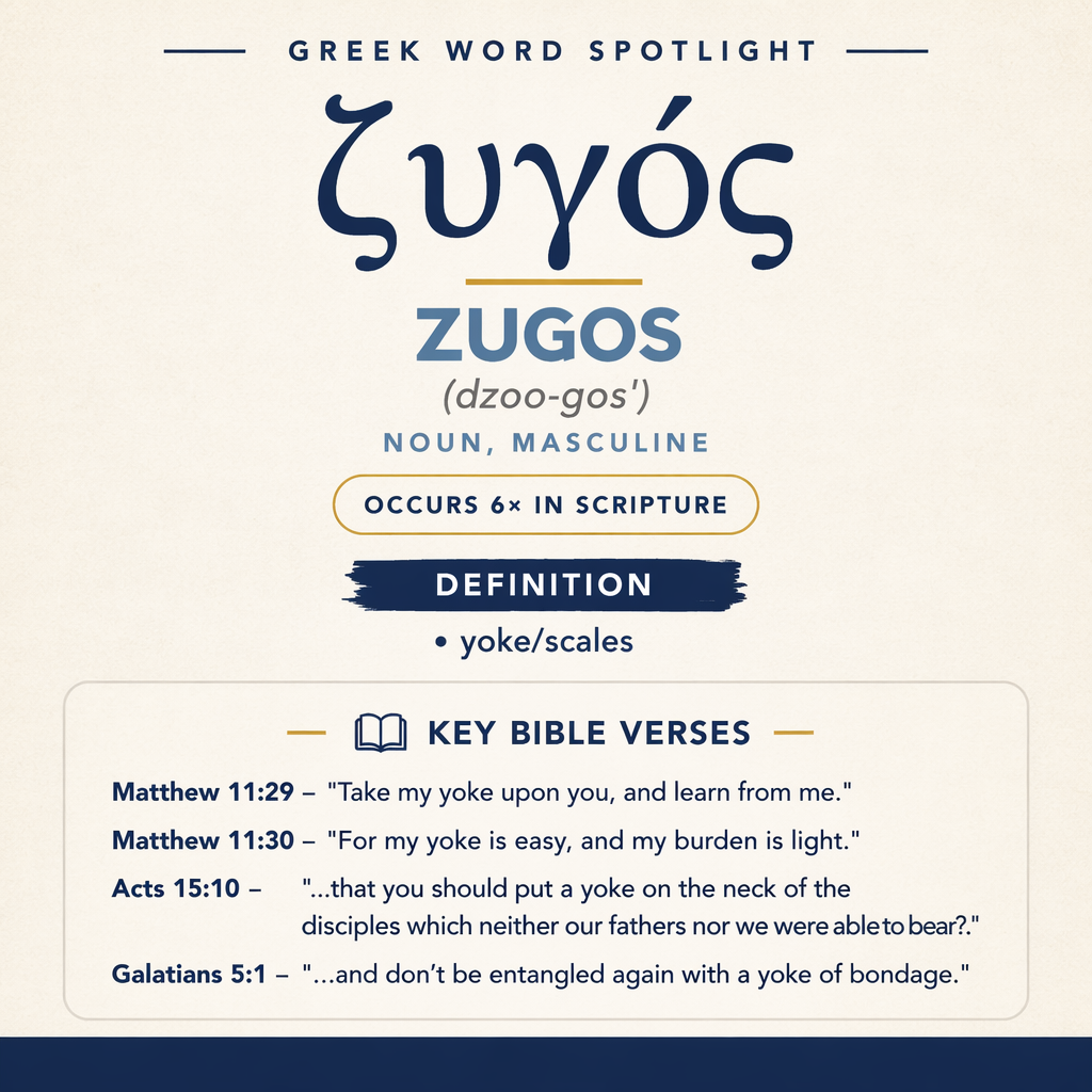 Exploring the Meaning of Zugos in Greek statistics