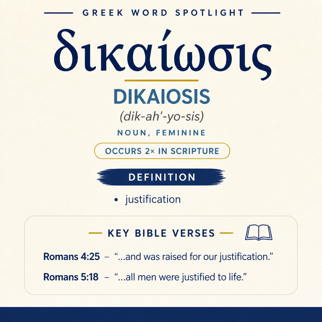 Understanding the Meaning of Dikaiosis in Greek statistics