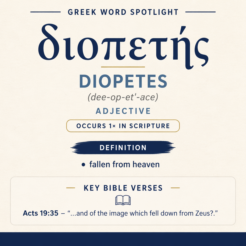 Understanding the Meaning of Diopetes in Greek statistics