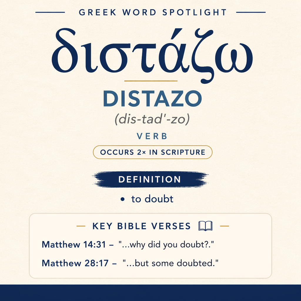 Understanding the Meaning of Distazo in Greek statistics