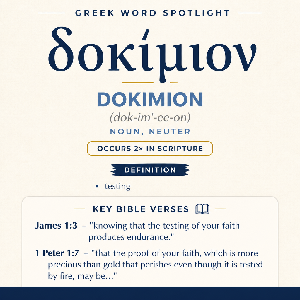 Understanding the Meaning of Dokimion in Greek statistics